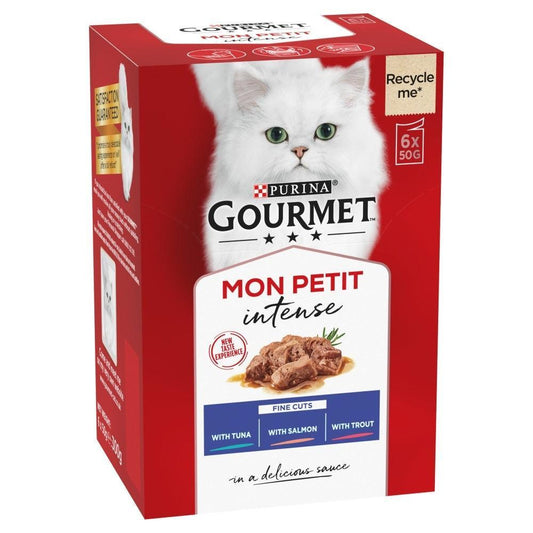 Gourmet Mon Petit TunaSalmTrout 8x6x50g | Luxury Home Accessories | Heulog Glow
