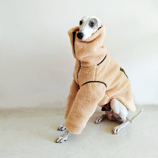 Greyhounds Whippet Super Thick Lamb Fleece Two-wear Coat | Luxury Home Accessories | Heulog Glow