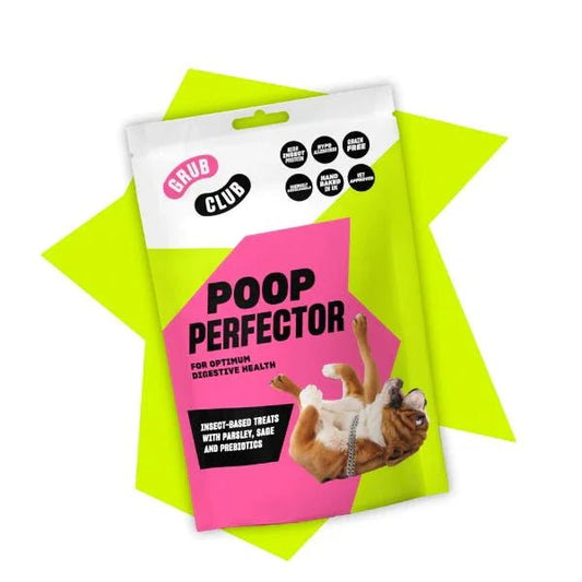 Grub Club Poop Perfector Dog Treats 100g | Luxury Home Accessories | Heulog Glow