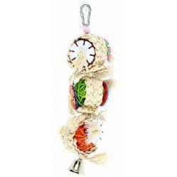 Happy Pet Tansy Trio Bird Toy, 30cm | Luxury Home Accessories | Heulog Glow