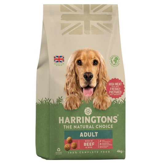Harringtons Dog Beef & Rice 3x4kg | Luxury Home Accessories | Heulog Glow