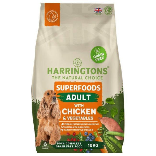 Harringtons Dog Grain Free Superfood Chicken | Luxury Home Accessories | Heulog Glow