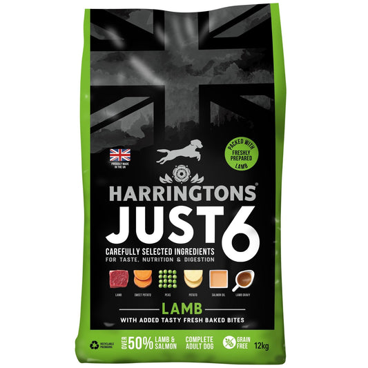 Harringtons Dog Just 6 Lamb | Luxury Home Accessories | Heulog Glow