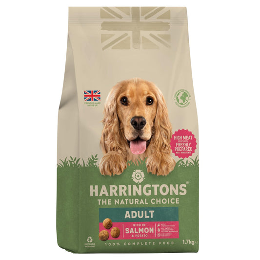 Harringtons Dog Salmon & Potato 4x1.7kg | Luxury Home Accessories | Heulog Glow