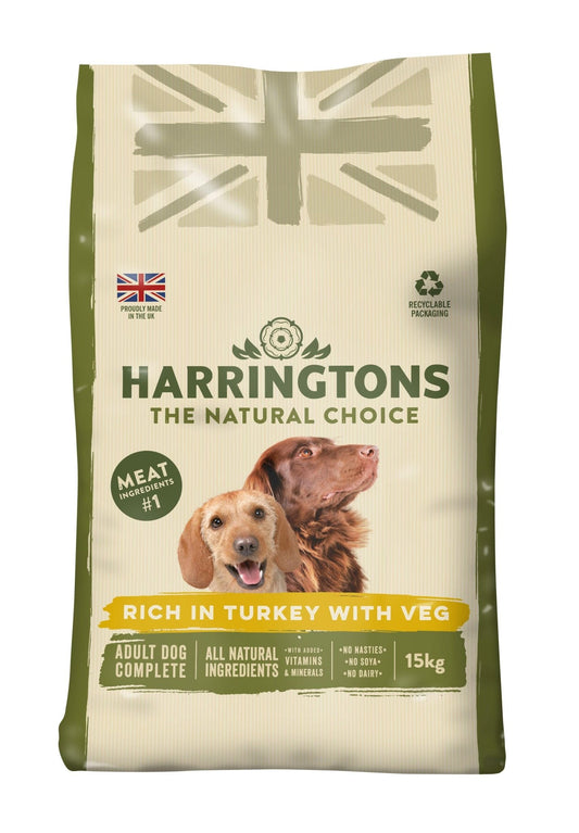 Harringtons Dog Turkey & Veg | Luxury Home Accessories | Heulog Glow