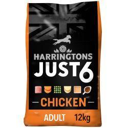 Harringtons Just 6 Dry Dog Food Chicken | Luxury Home Accessories | Heulog Glow