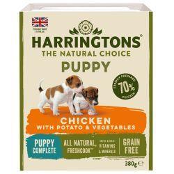 Harringtons Puppy Complete, 8 x 380g | Luxury Home Accessories | Heulog Glow