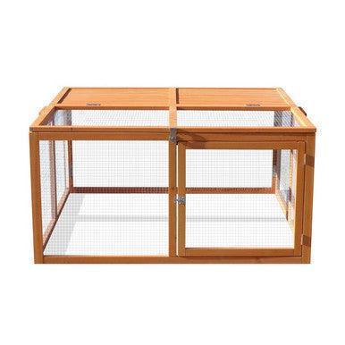 Harrisons Langdale Folding Run with sun cover and carry handle 120x120x60cm | Luxury Home Accessories | Heulog Glow