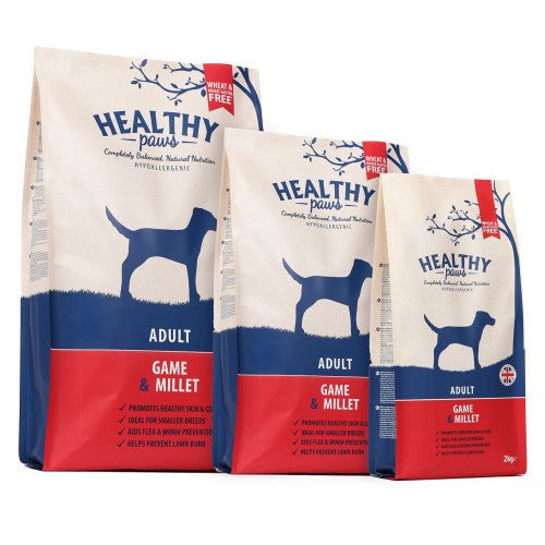 Healthy Paws Game & Millet Adult 2KG | Luxury Home Accessories | Heulog Glow