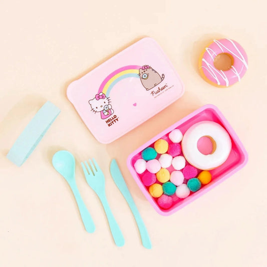 Hello Kitty x Pusheen Lunch Box Cutlery | Luxury Home Accessories | Heulog Glow