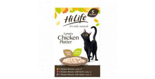 HiLife it's only natural - Luxury Chicken Platter In Jelly 50g | Luxury Home Accessories | Heulog Glow