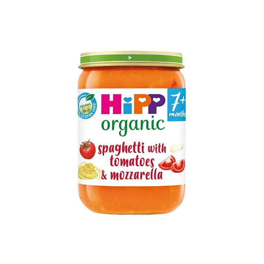 HiPP Organic Spaghetti with Tomatoes & Mozzarella Baby Food Jar 7+ months 190g | Luxury Home Accessories | Heulog Glow