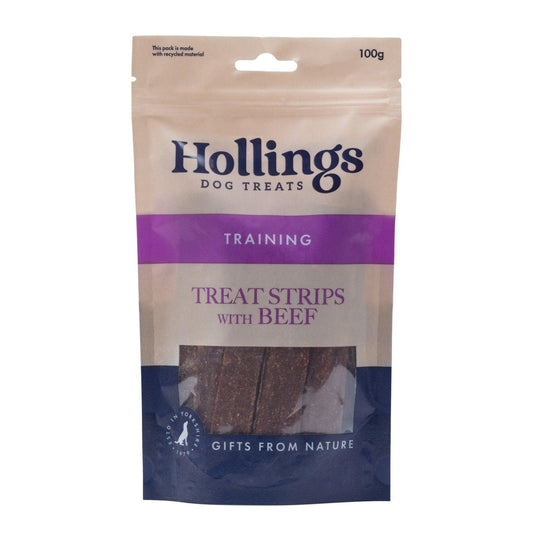 Hollings 100% Meat Treat Beef 100g | Luxury Home Accessories | Heulog Glow