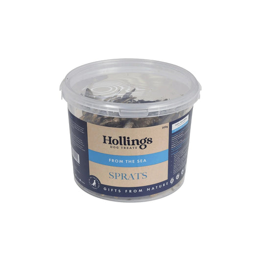 Hollings From the Sea - Sprats Tub 500g Bucket | Luxury Home Accessories | Heulog Glow