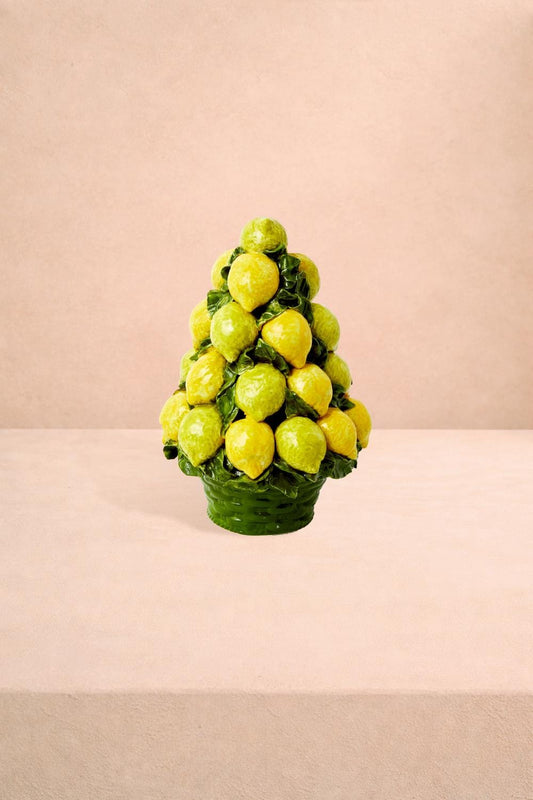 An Italian Mid-Century Ceramic Lemon Basket