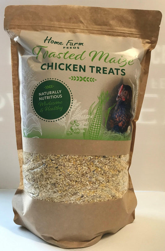 Home Farm Feeds Toasted Maize Chicken Treats 2kg | Luxury Home Accessories | Heulog Glow