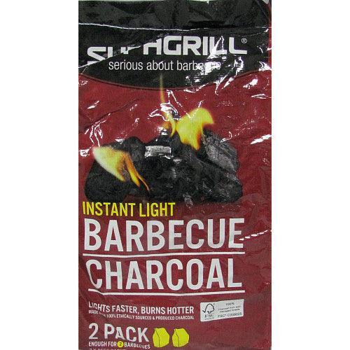 Homefire Instant Light BBQ Charcoal 2 x 850g | Luxury Home Accessories | Heulog Glow