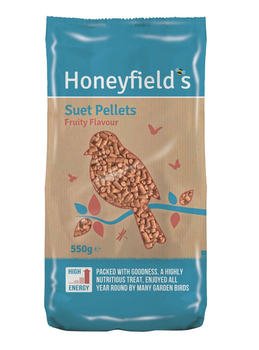 Honeyfield Suet Fruity Pellet 8x550g | Luxury Home Accessories | Heulog Glow