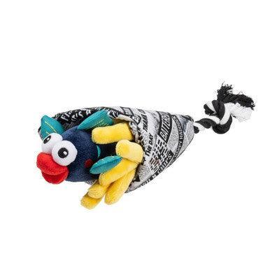 House of Paws Fish and Chips Plush Toy 32cm | Luxury Home Accessories | Heulog Glow
