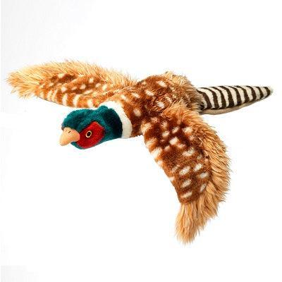 House of Paws Plush Pheasant Dog Toy | Luxury Home Accessories | Heulog Glow