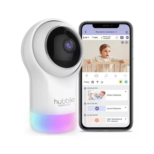 Hubble Nursery Pal Glow Smart Camera | Luxury Home Accessories | Heulog Glow