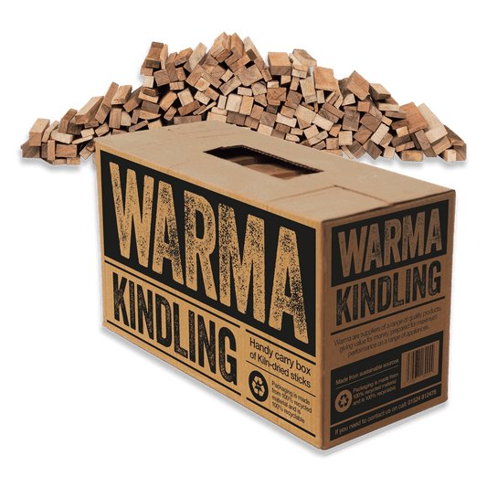 Hutton Mill Kiln Dried Kindling Box | Luxury Home Accessories | Heulog Glow