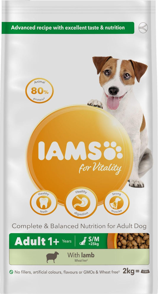 Iams Dog Adult Vitality Sml/Med Lb 2x2kg | Luxury Home Accessories | Heulog Glow