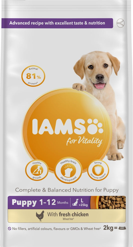 Iams Puppy Vitality Large Chick 2x2kg | Luxury Home Accessories | Heulog Glow