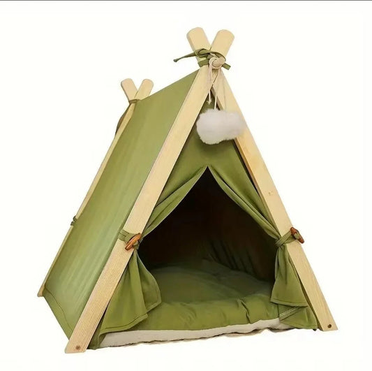 Indoor Pet Tent - Cat, Small Dog & Puppy | Luxury Home Accessories | Heulog Glow
