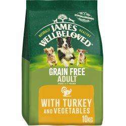 James Wellbeloved Adult Grain Free Turkey & Vegetable 10kg | Luxury Home Accessories | Heulog Glow