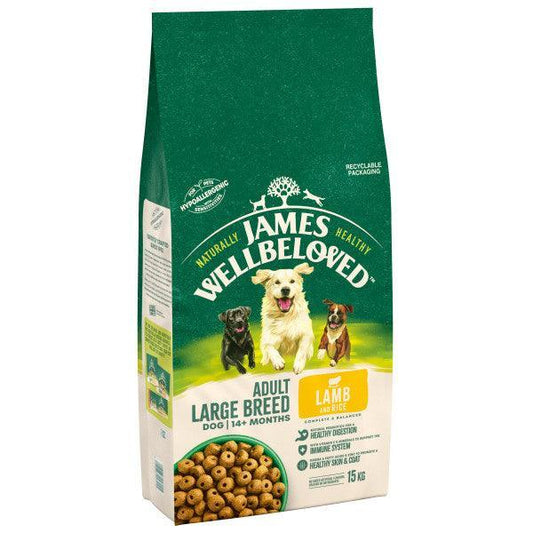 James Wellbeloved Dog Adult Large Lamb & Rice | Luxury Home Accessories | Heulog Glow