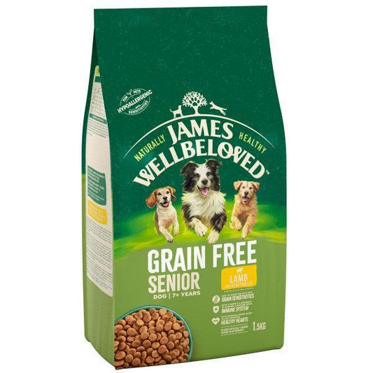 James Wellbeloved Dog Senior Grain Free Lamb & Veg | Luxury Home Accessories | Heulog Glow