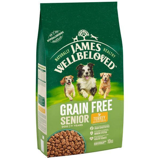 James Wellbeloved Dog Senior Grain Free Turkey & Veg | Luxury Home Accessories | Heulog Glow