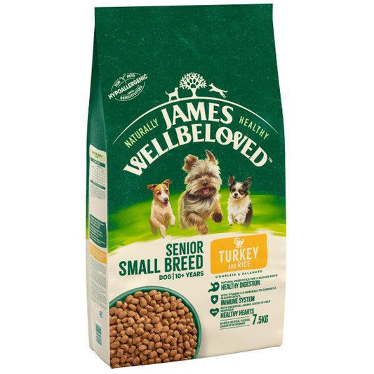 James Wellbeloved Dog Senior Small Turkey & Rice | Luxury Home Accessories | Heulog Glow