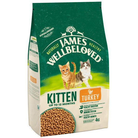 James Wellbeloved Kitten Turkey 4kg | Luxury Home Accessories | Heulog Glow