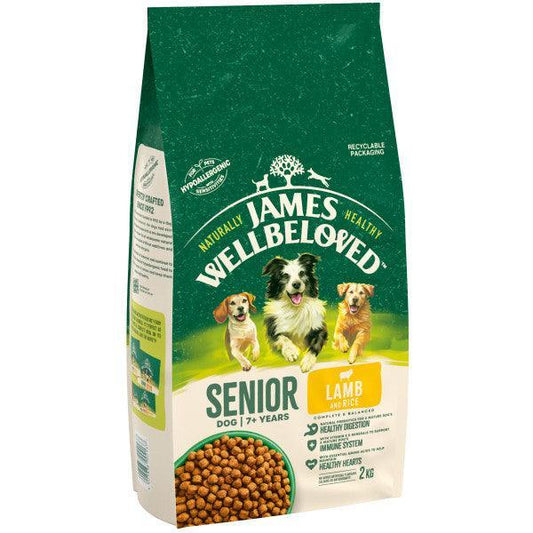 James Wellbeloved Senior Lamb & Rice 2kg | Luxury Home Accessories | Heulog Glow