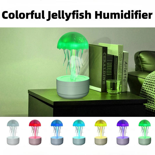 Jellyfish Humidifier Fragrance Diffuser Colorful Night Light Heavy Fog Essential Oil Diffuser Home Bedroom Office Air Humidifier | Luxury Home Accessories | Heulog Glow