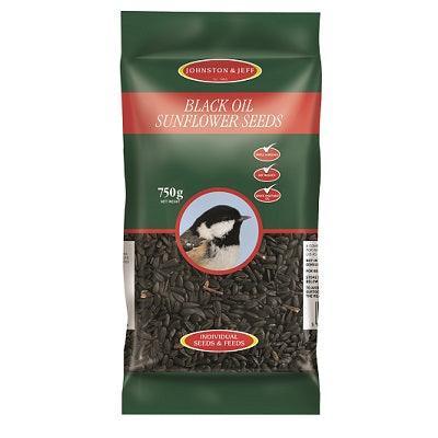 JJ Black Oil Sunflower Seeds 12x750g | Luxury Home Accessories | Heulog Glow