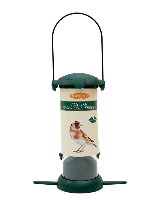 Johnston & Jeff Flip Top Niger Feeder 20cm | Luxury Home Accessories | Heulog Glow