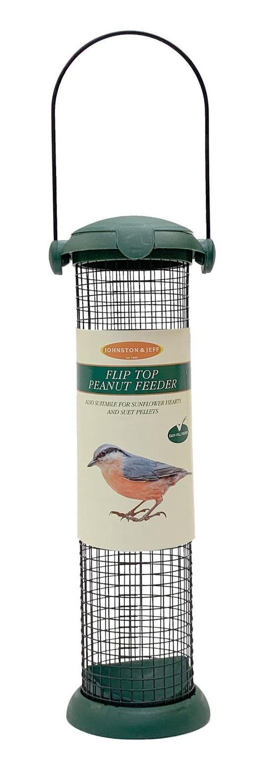 Johnston & Jeff Flip Top Peanut Feeder 28cm | Luxury Home Accessories | Heulog Glow