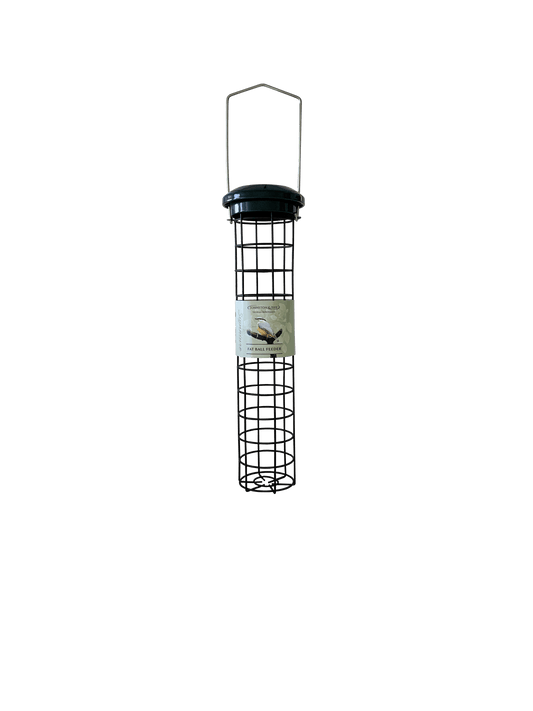 Johnston & Jeff Green Cast Fat Ball Feeder 30cm | Luxury Home Accessories | Heulog Glow
