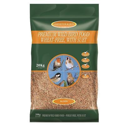 Johnston & Jeff Premium Wild Bird with Suet | Luxury Home Accessories | Heulog Glow
