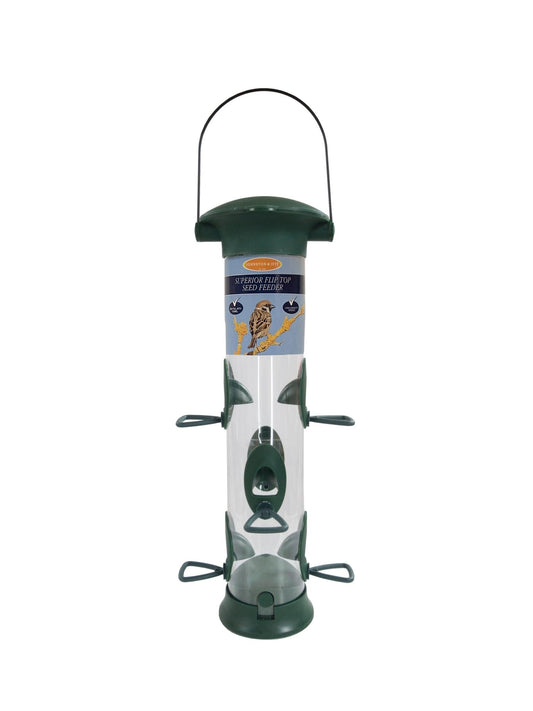 Johnston & Jeff Superior Flip Top Seed Feeder 40cm | Luxury Home Accessories | Heulog Glow