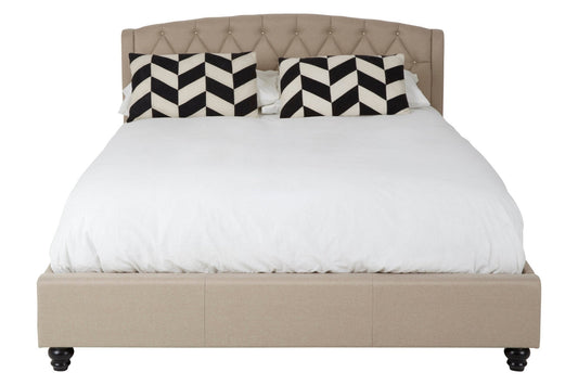 Josephine Beige King Bed | Luxury Home Accessories | Heulog Glow