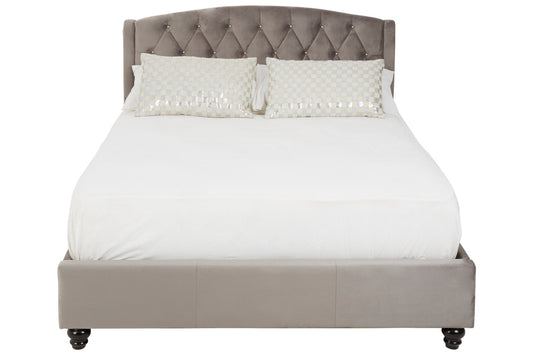Josephine Steel Shade Double Bed | Luxury Home Accessories | Heulog Glow