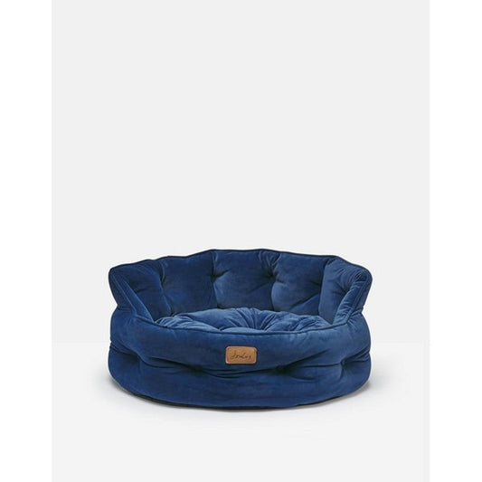 Joules Chesterfield Pet Bed Navy Small