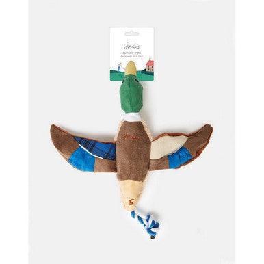 Joules Plush Printed Blue Duck | Luxury Home Accessories | Heulog Glow