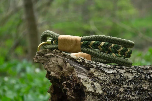 Juniper Forest - Handmade Luxe Dog Collar | Luxury Home Accessories | Heulog Glow