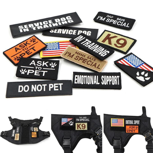 K9 Tactical Harness Patch | Luxury Home Accessories | Heulog Glow