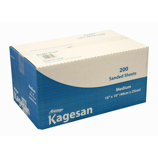 Kagesan Bulk Sand Sheets Medium 40 x 25cm x 400 Sheets | Luxury Home Accessories | Heulog Glow
